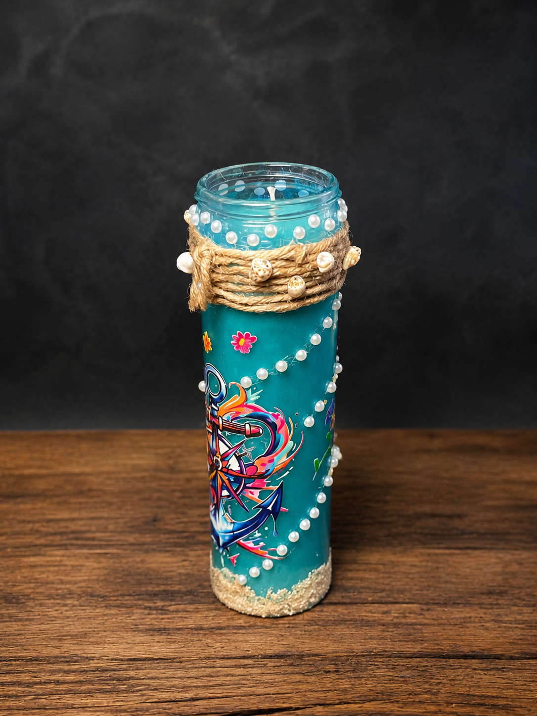 ⚓ Anchored in Paradise Pillar Candle