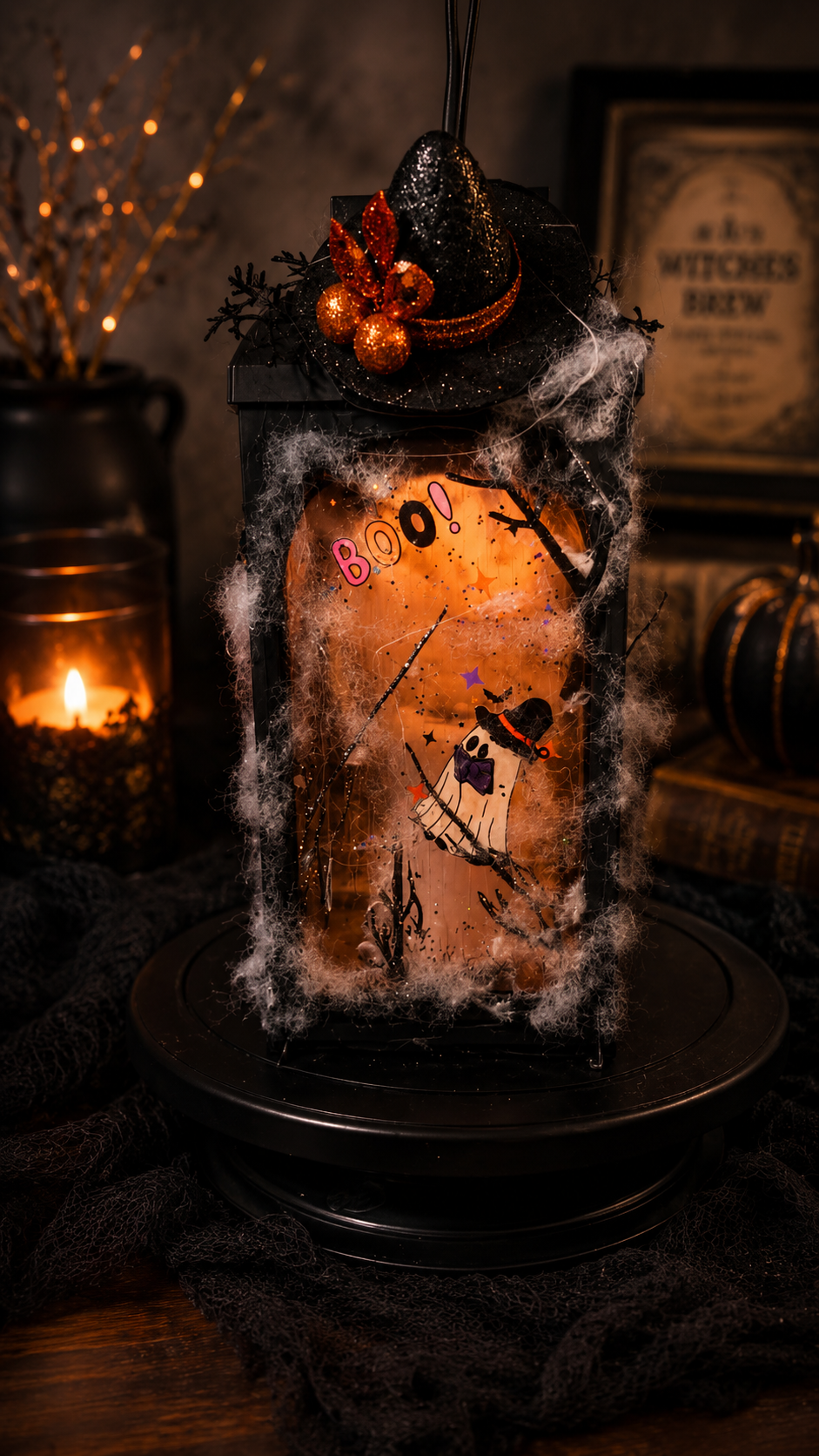 Haunted Glow Solar Lantern 👻🏮