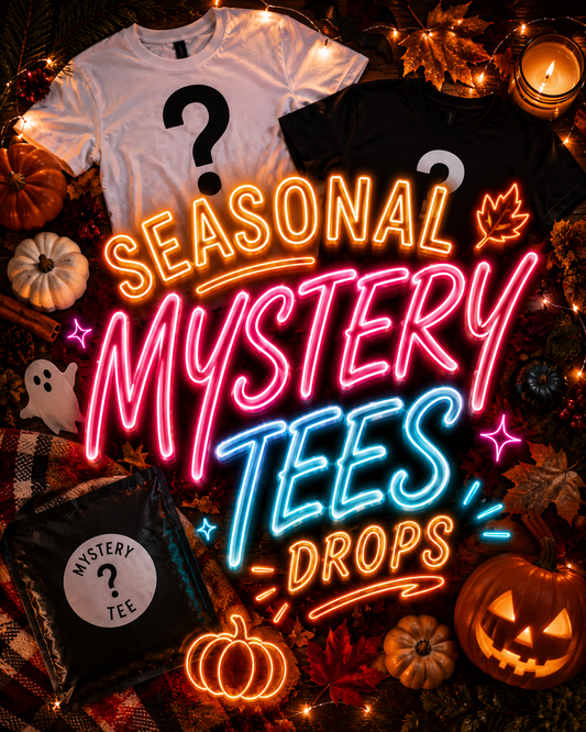 🎃 Halloween Mystery Tee – Limited-Time Seasonal Drop