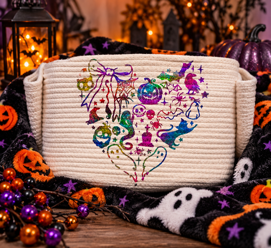 ✨ Holographic Halloween Basket 🎃👻