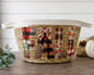 🍂 Fall Patchwork Rope Basket 🍂