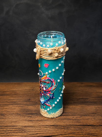 ⚓ Anchored in Paradise Pillar Candle